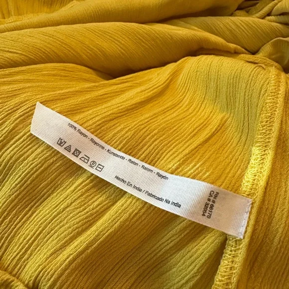 Free People Asymmetrical Yellow Dress - Picture 5 of 6